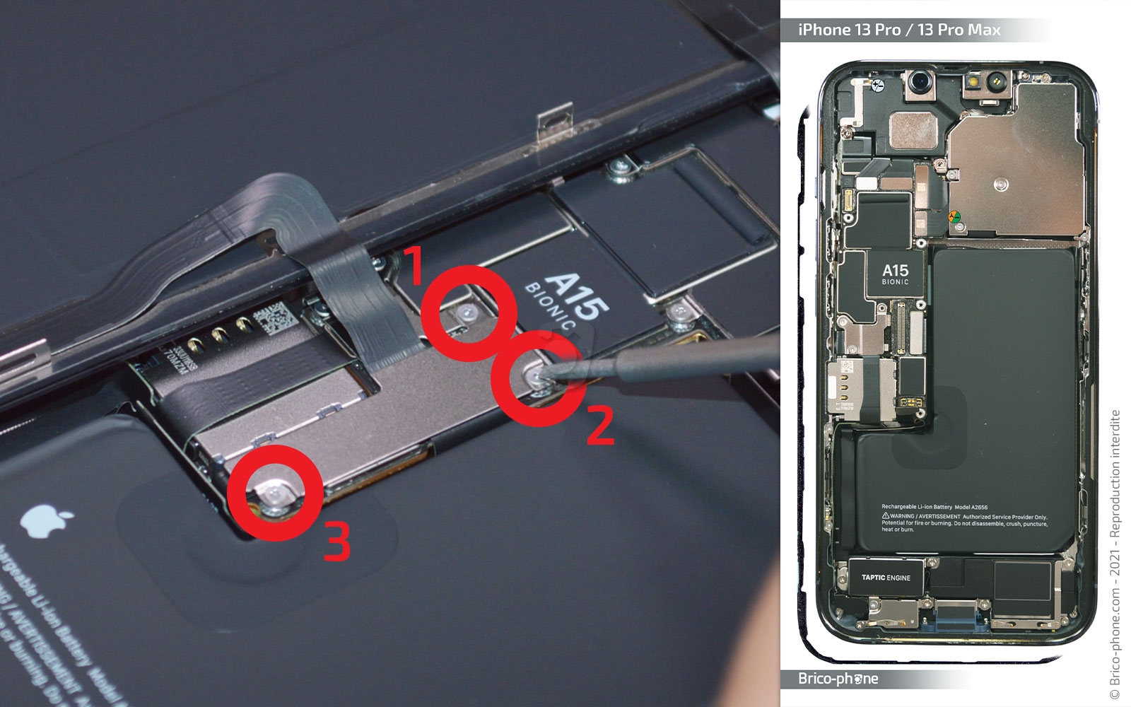 Guide de réparation sur iPhone 13 Pro photo 1