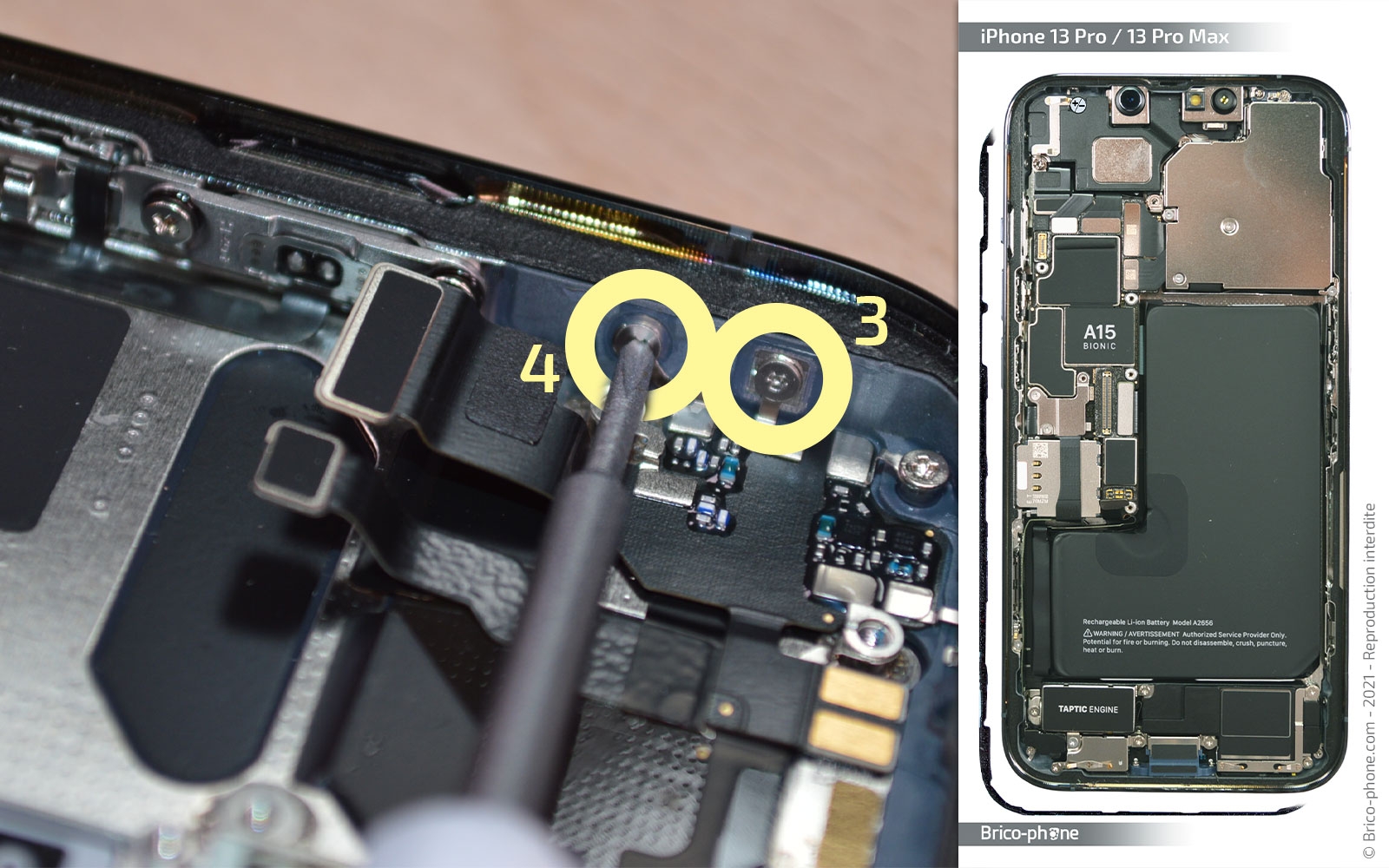 Guide de réparation sur iPhone 13 Pro photo 1