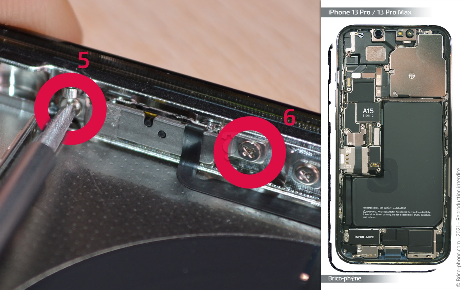 Guide de réparation sur iPhone 13 Pro photo 3