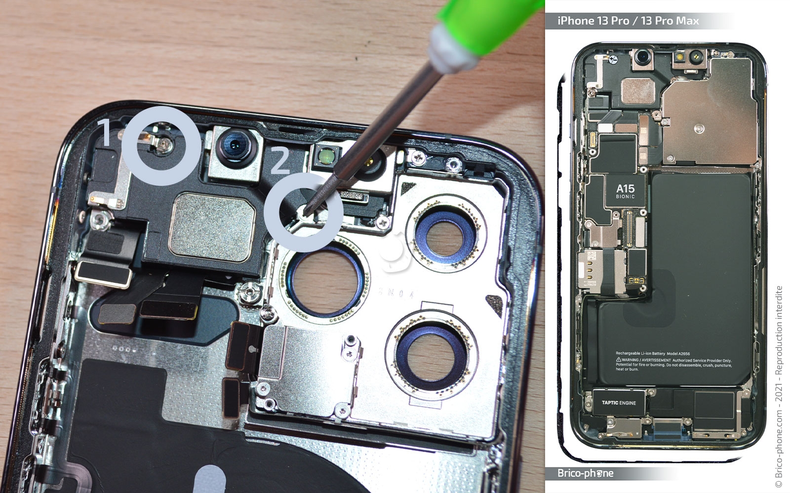 Guide de réparation sur iPhone 13 Pro photo 1