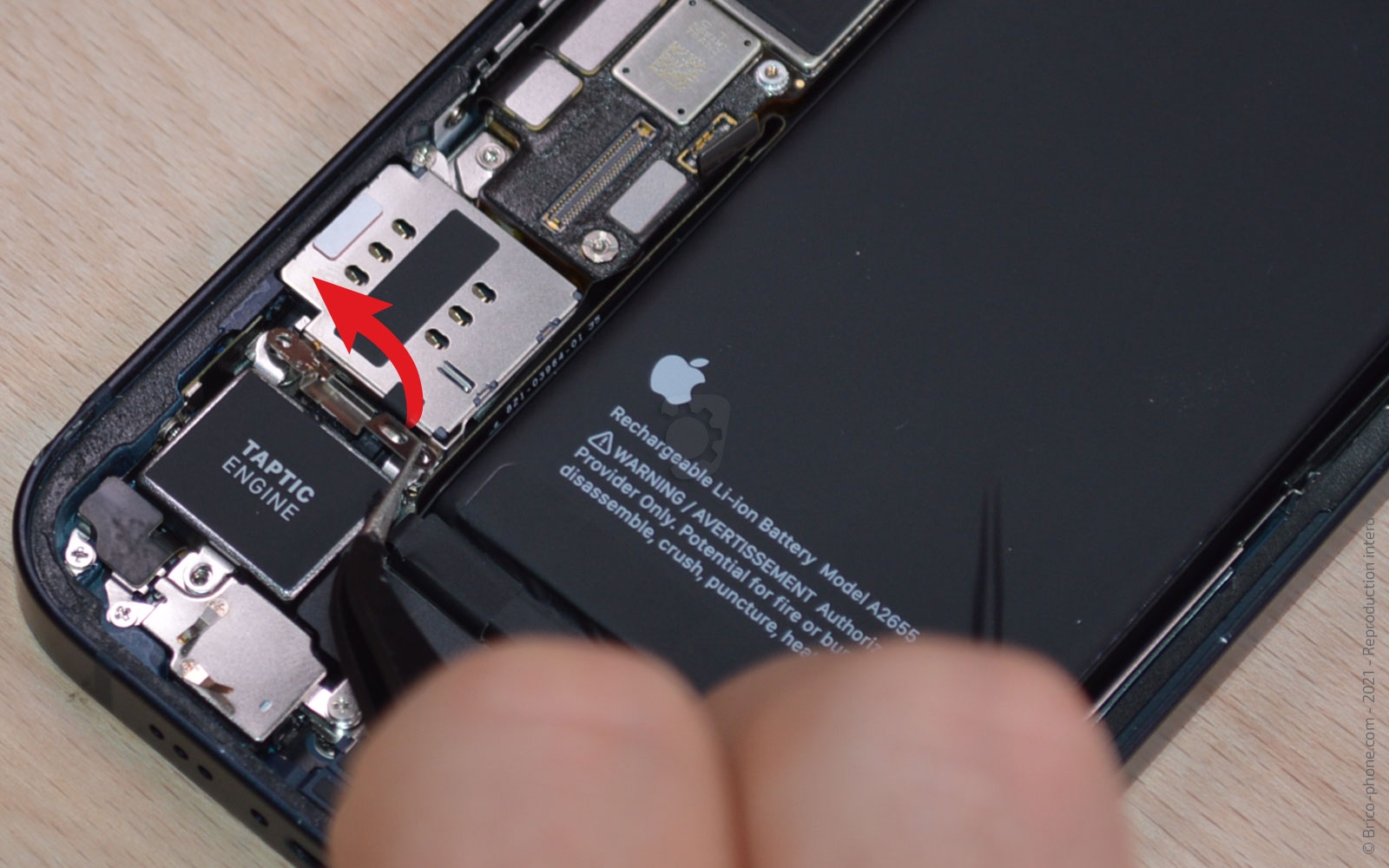 Changement du connecteur de charge sur iPhone 13 photo 2