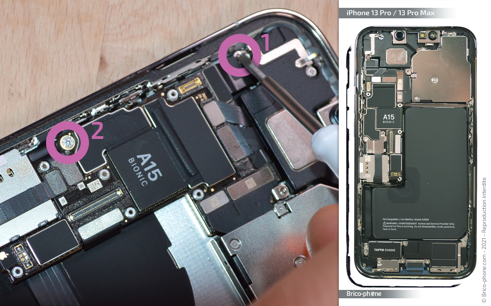 Comment changer le connecteur de charge sur iPhone 13 Pro Max photo 1