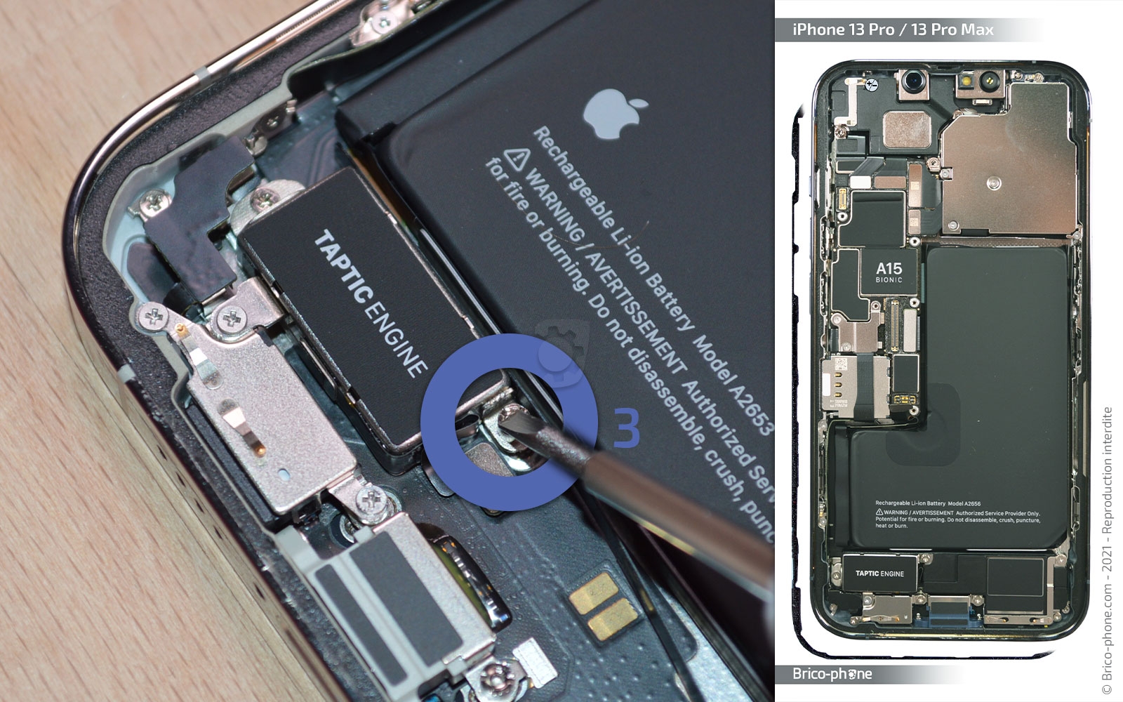 Comment changer le connecteur de charge sur iPhone 13 Pro Max photo 2
