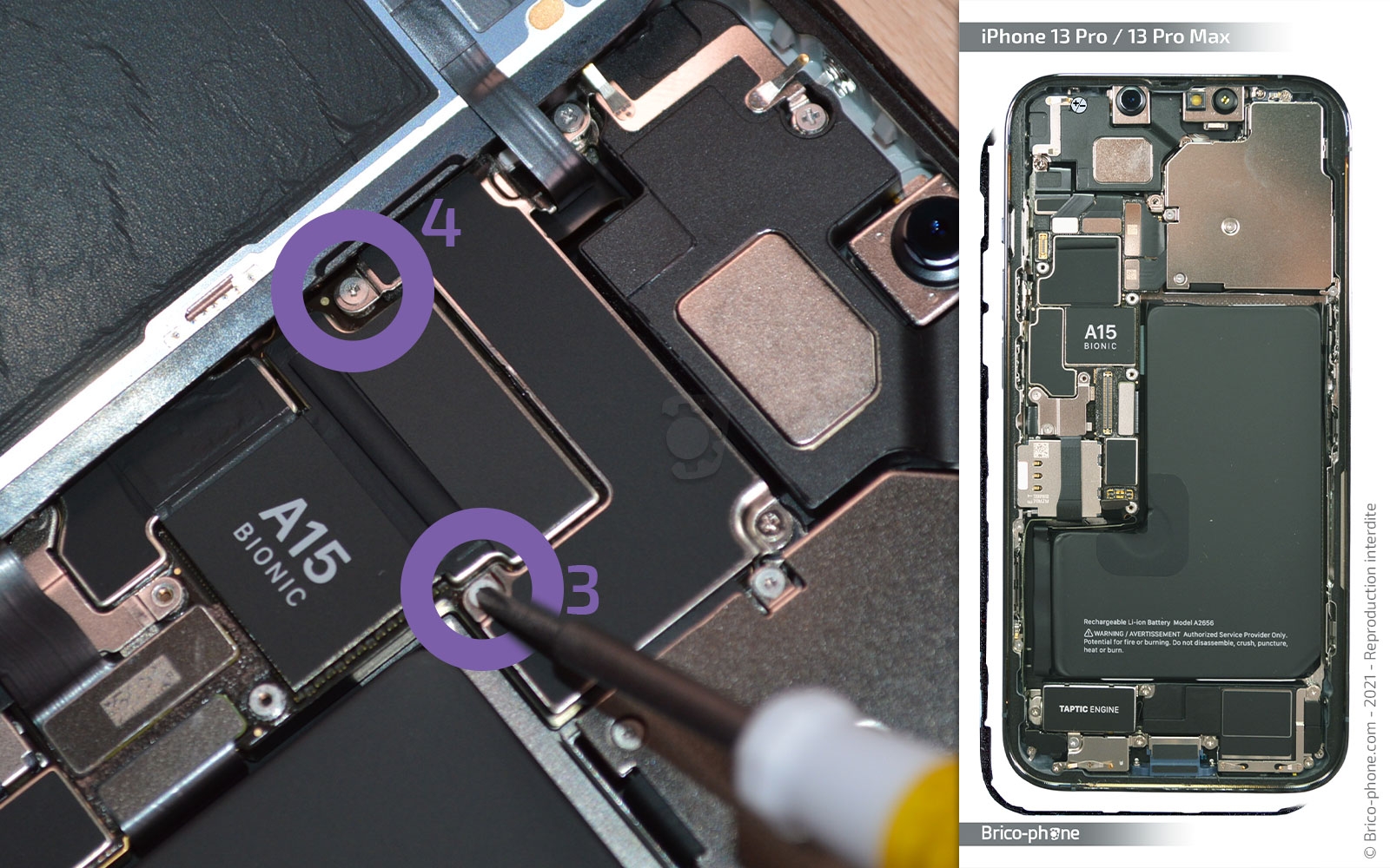 Comment changer le connecteur de charge sur iPhone 13 Pro Max photo 1