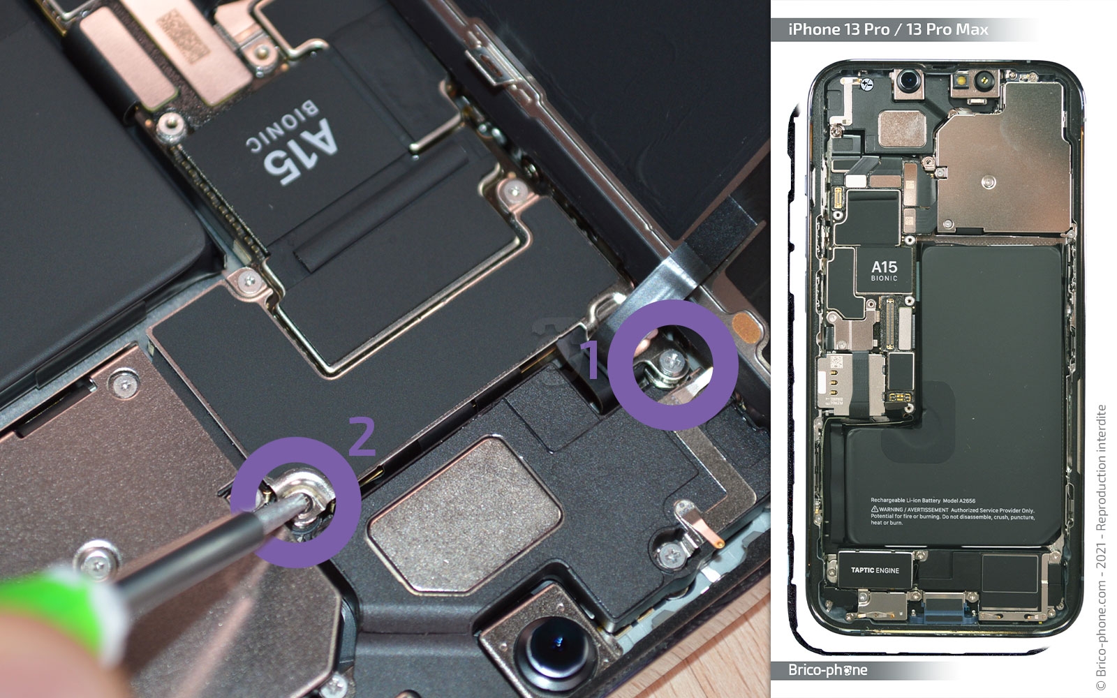 Comment changer le connecteur de charge sur iPhone 13 Pro Max photo 2