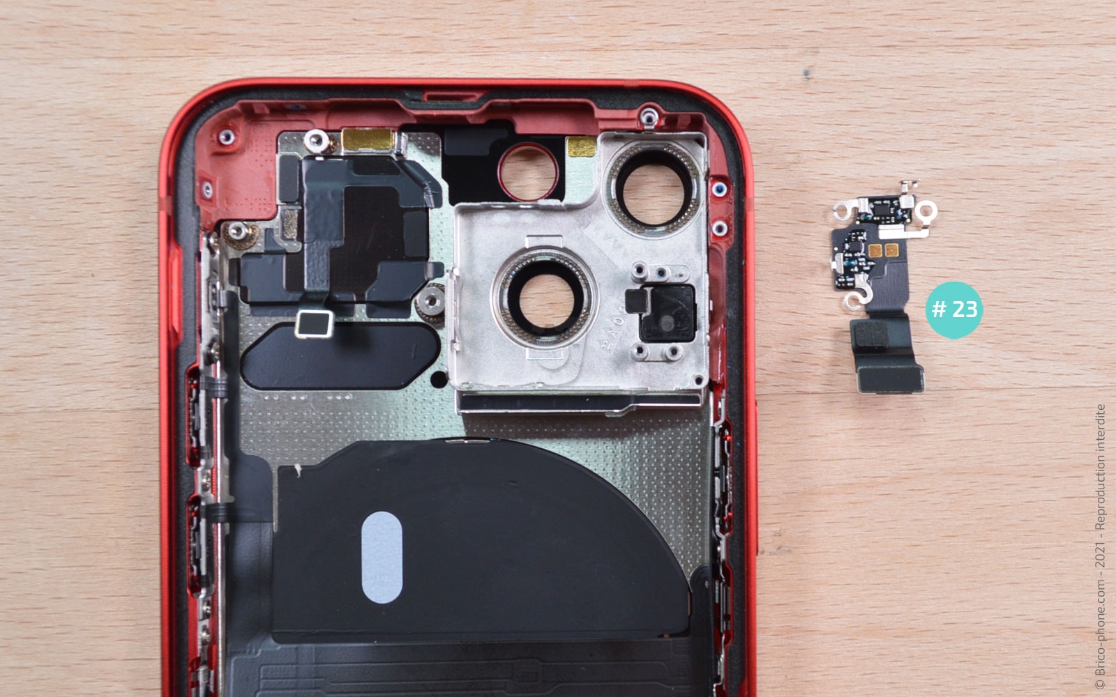 Démontage complet sur iPhone 13 Mini photo 4