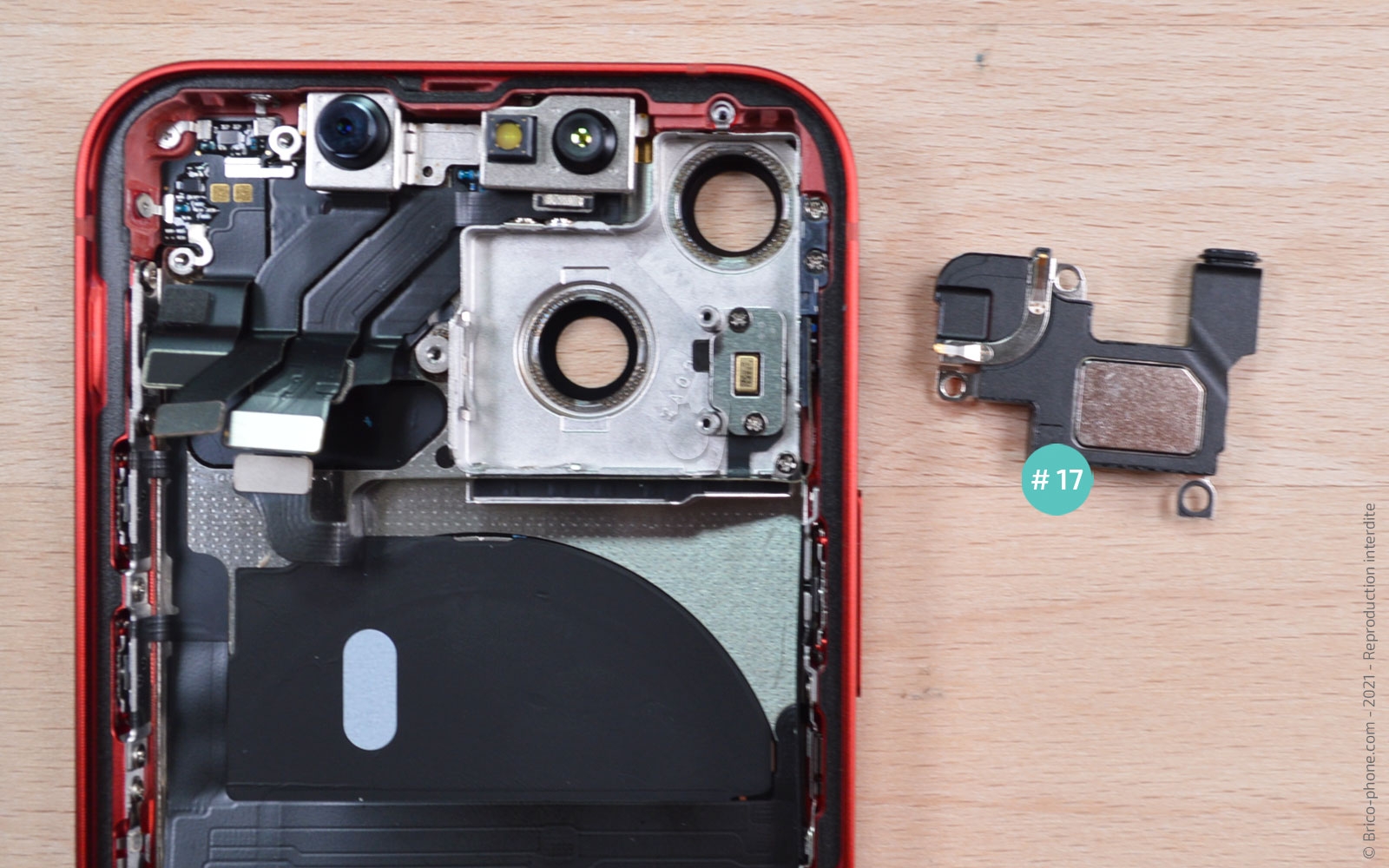 Démontage complet sur iPhone 13 Mini photo 4