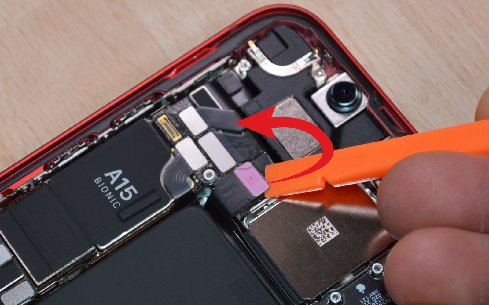 Changement des caméras arrière sur iPhone 13 Mini photo 1