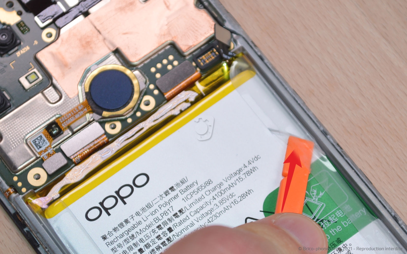 Changement de l'écran (vitre + LCD) sur A15 photo 1