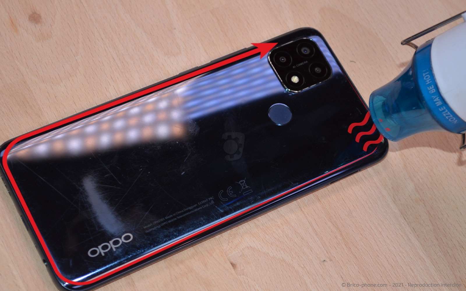 Changement de batterie sur A15 photo 2