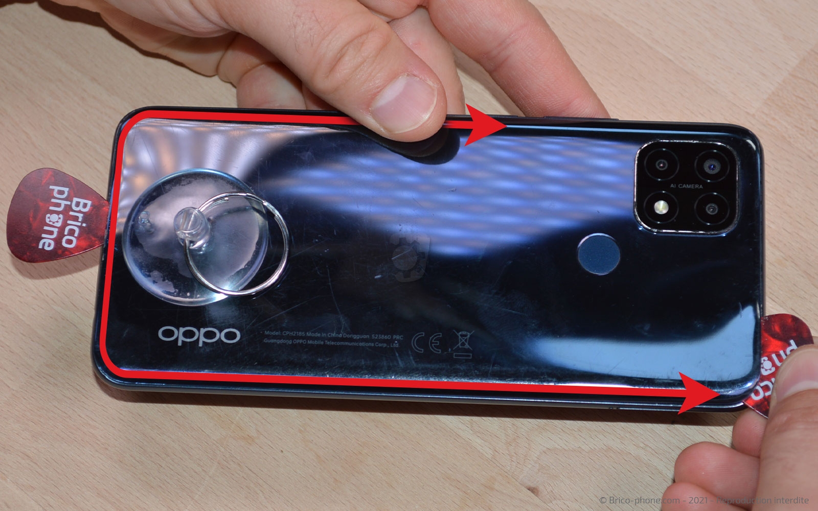 Changement de batterie sur A15 photo 3