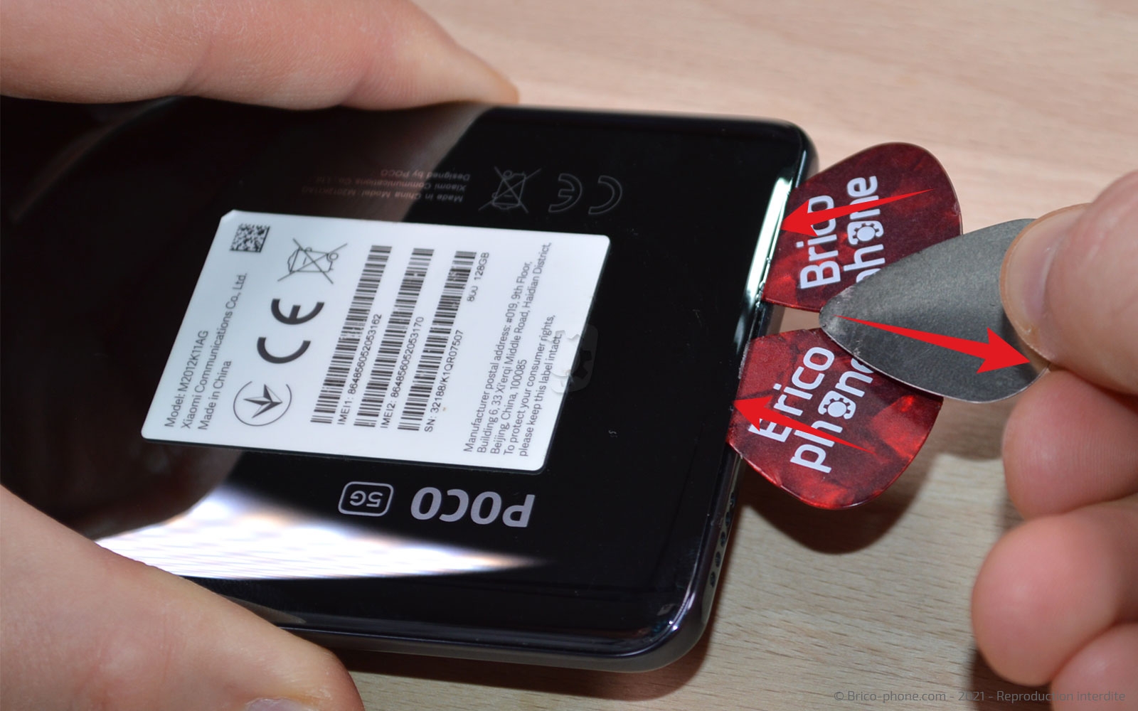 Comment changer le connecteur de charge sur Poco F3 photo 1