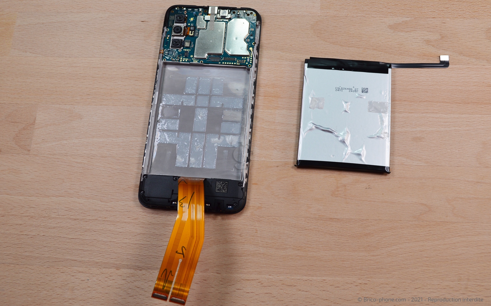 Démontage complet sur Galaxy A03s photo 3