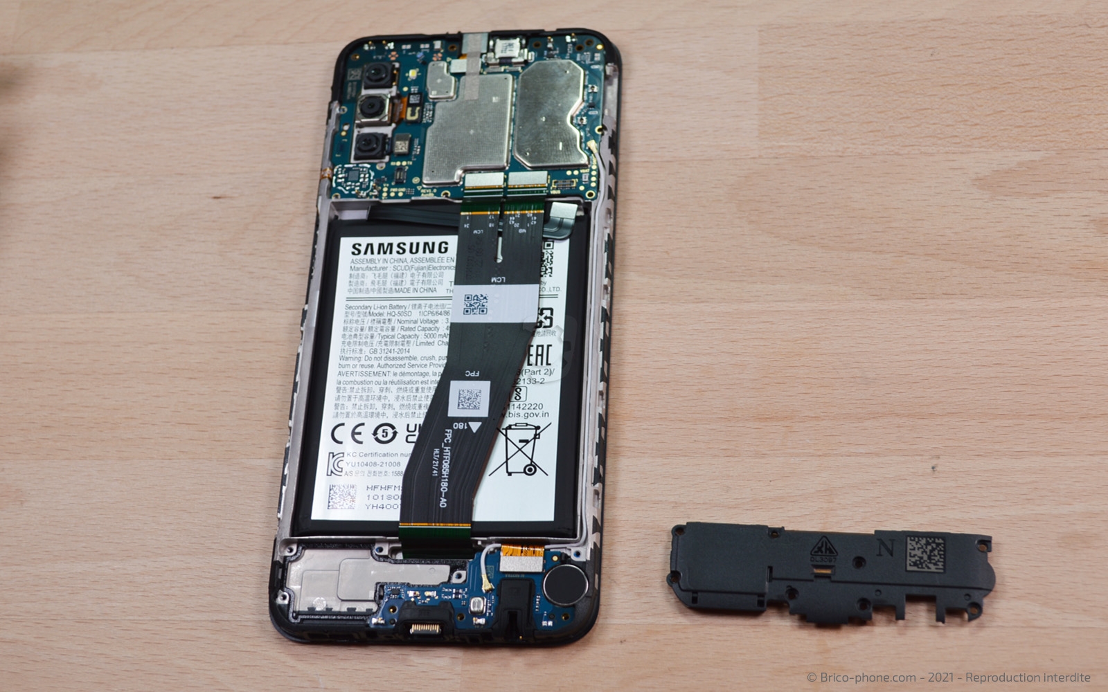 Connecteur de charge sur Galaxy A03s photo 3