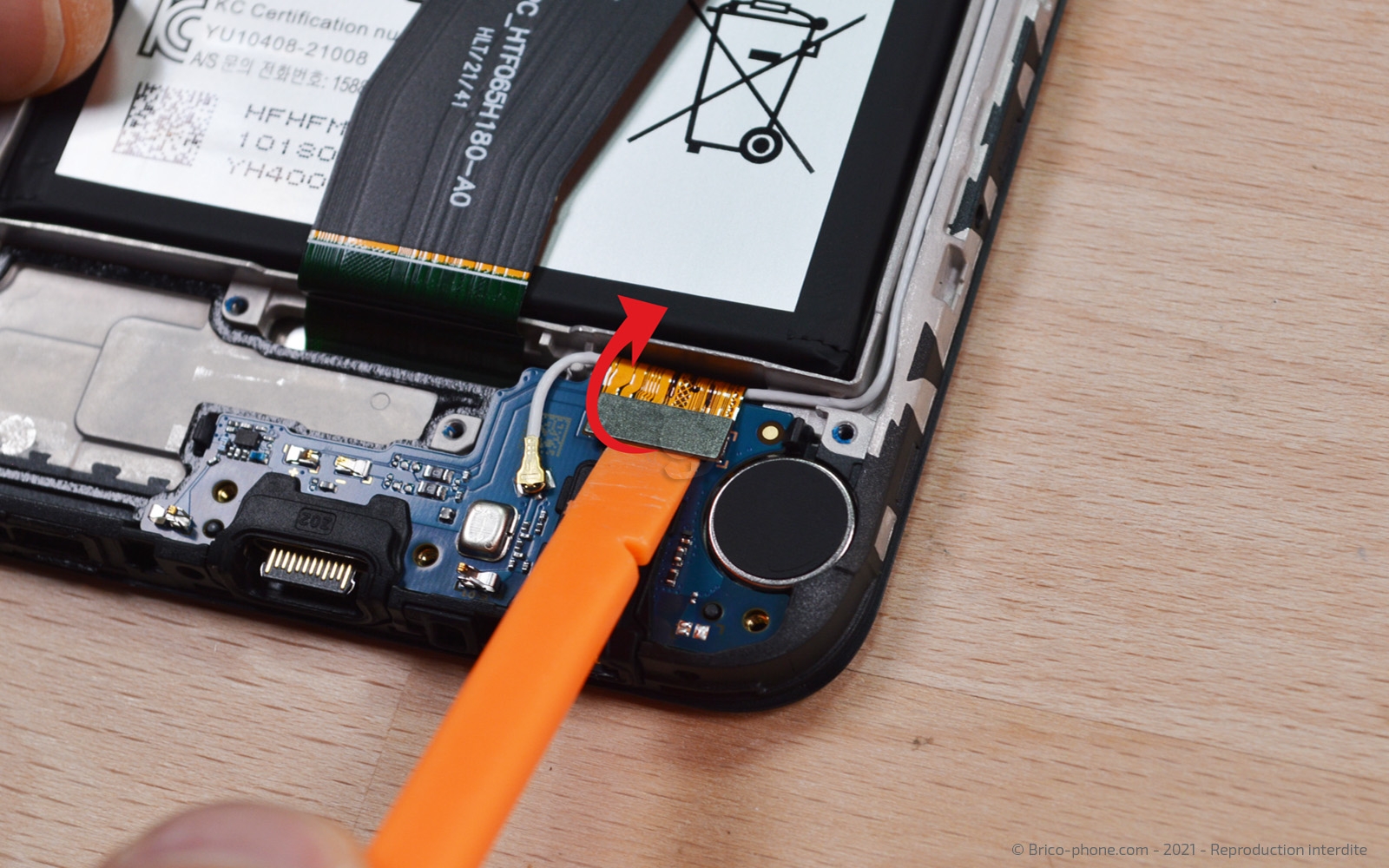 Connecteur de charge sur Galaxy A03s photo 1