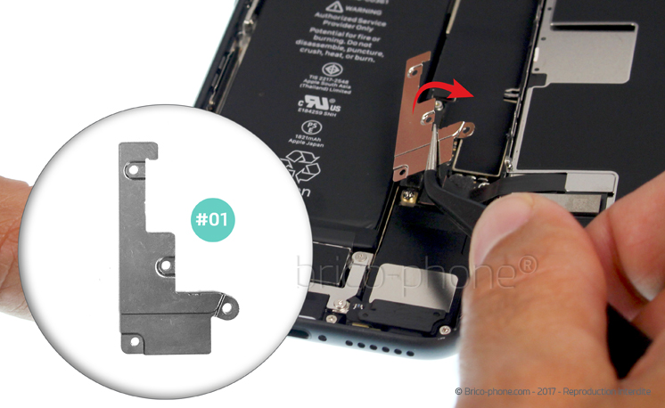 Changement d'antenne GSM (nappe rallonge) sur iPhone 8 photo 3