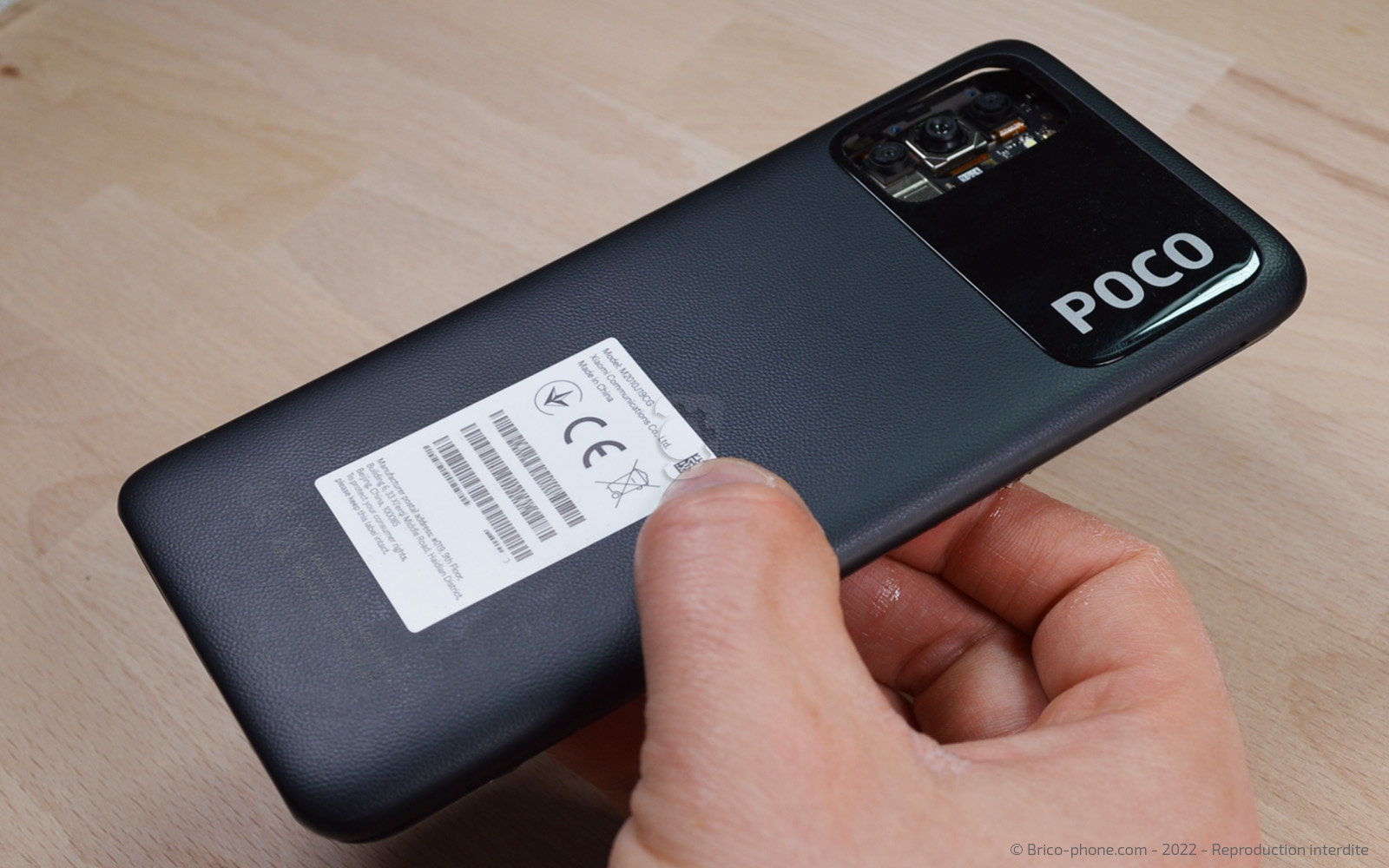 Démontage complet sur Poco M3 photo 1