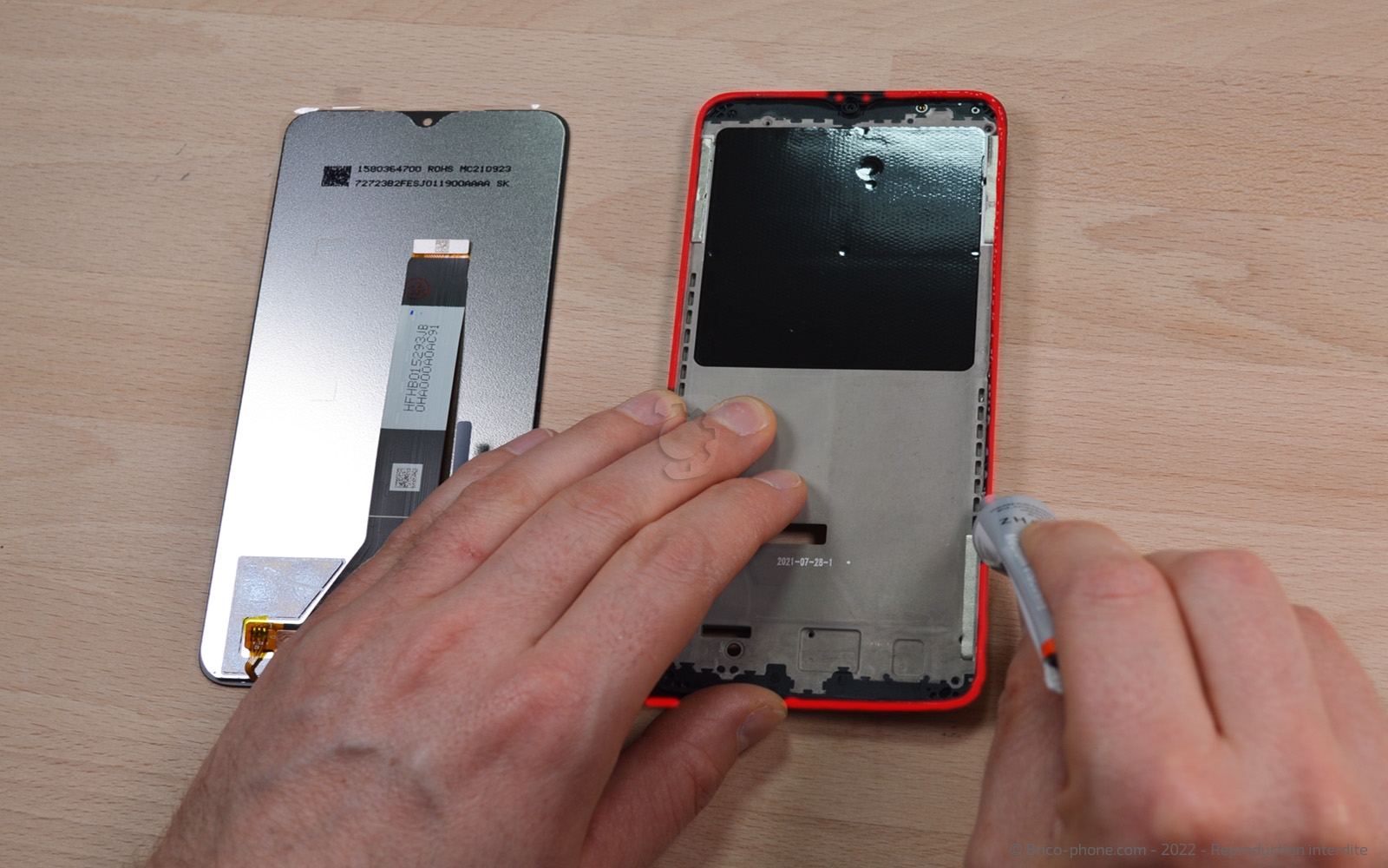 Changement d'écran sur Poco M3 photo 2