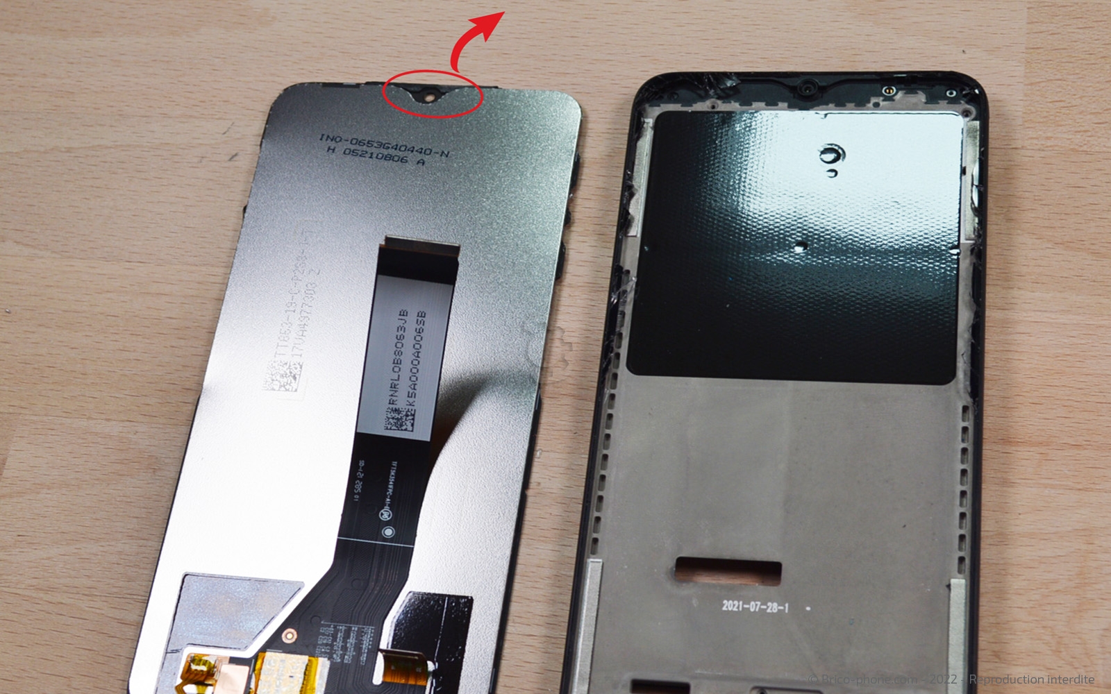 Changement d'écran sur Poco M3 photo 1