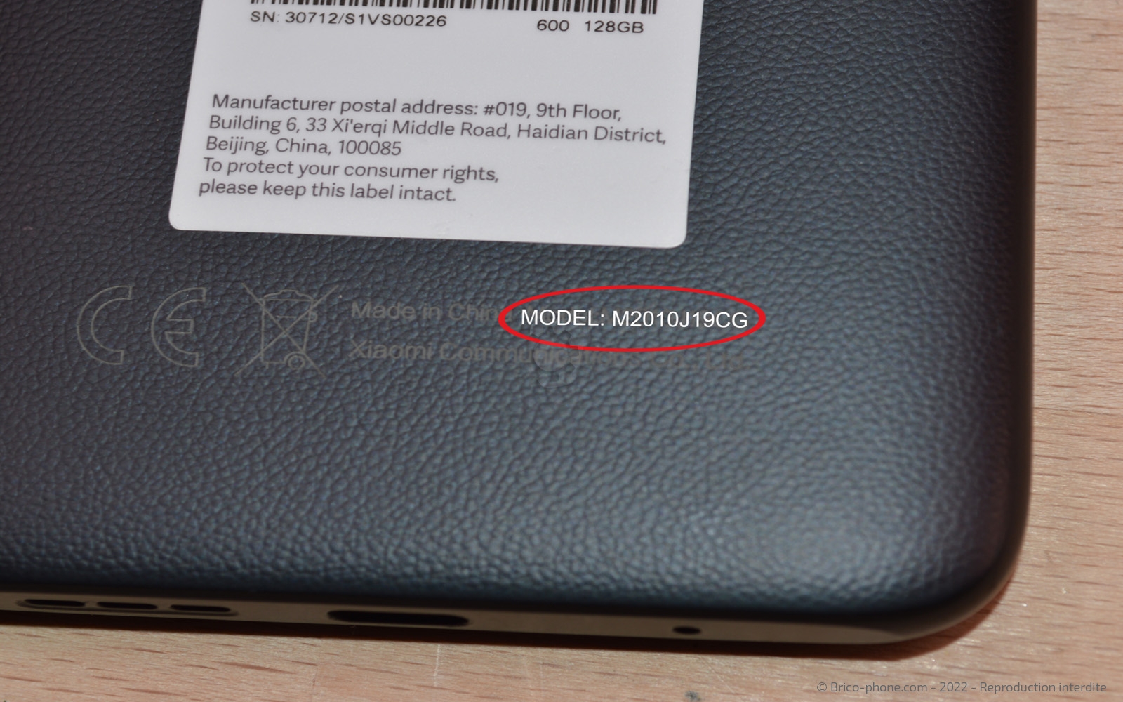 Changement de coque arrière sur Poco M3 photo 2