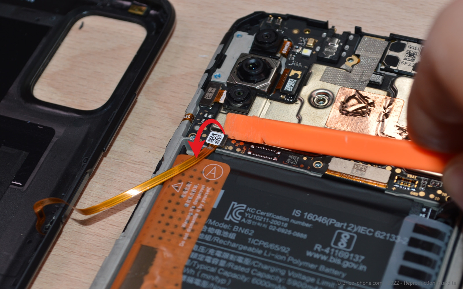 Changement de coque arrière sur Poco M3 photo 2