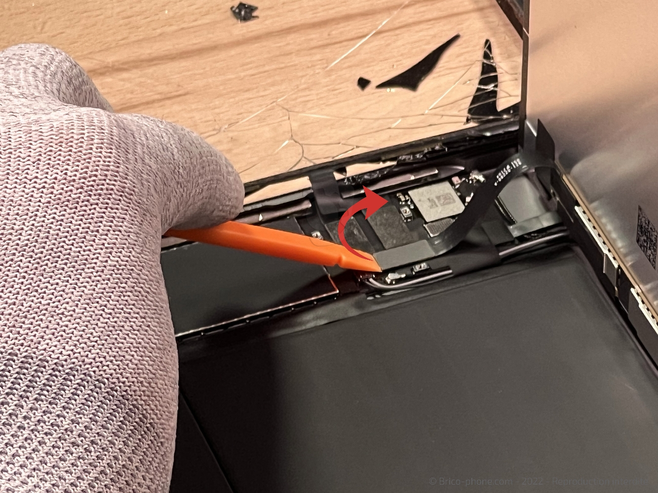 Changement de la vitre tactile sur iPad 9 2021 photo 4