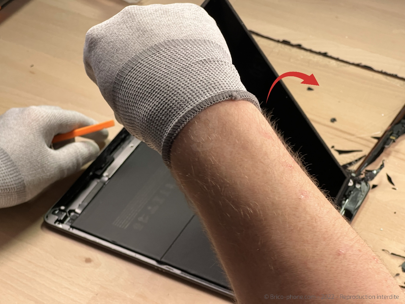 Changement de la vitre tactile sur iPad 9 2021 photo 2