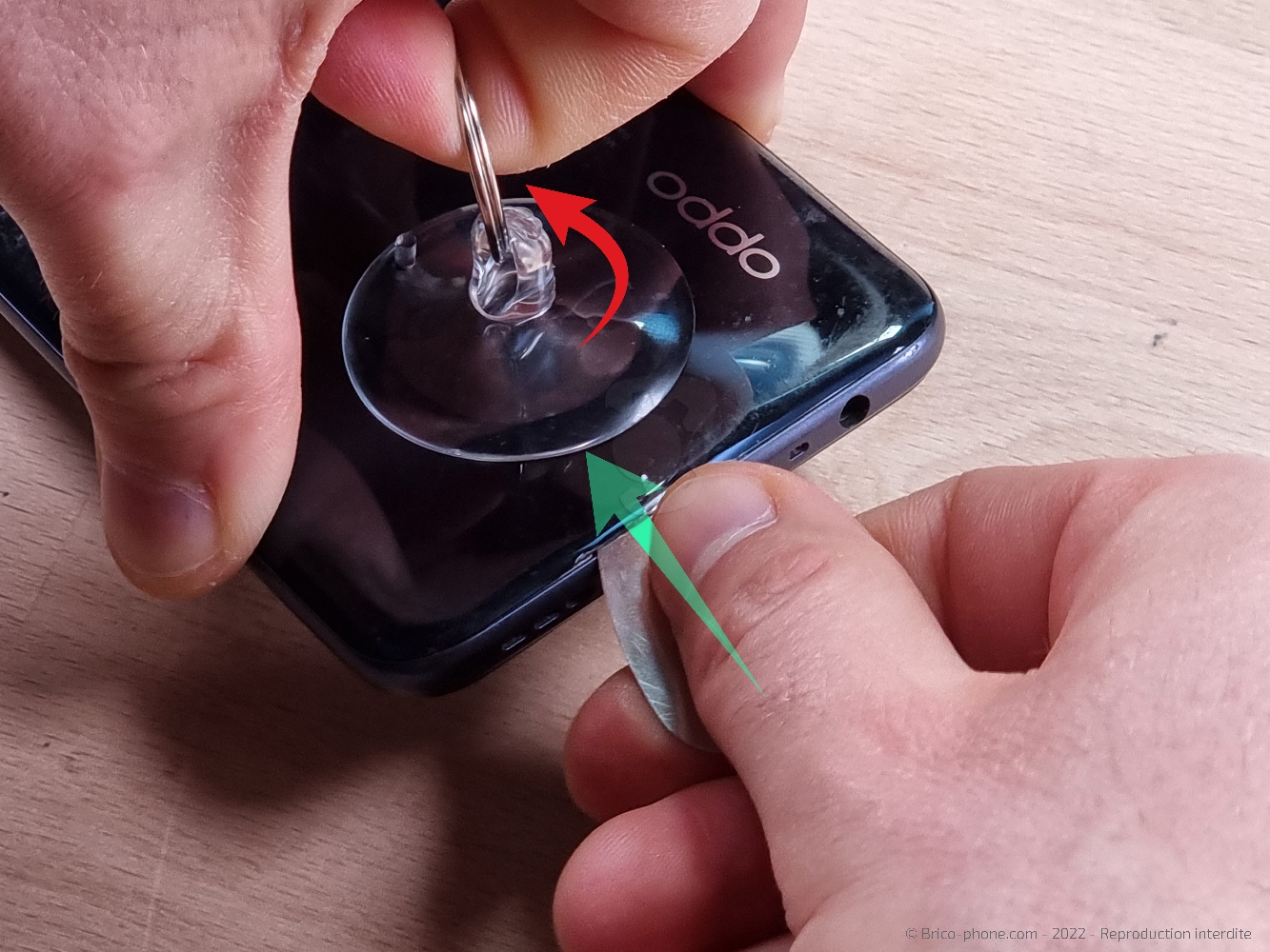 Changement de batterie sur A53S photo 4