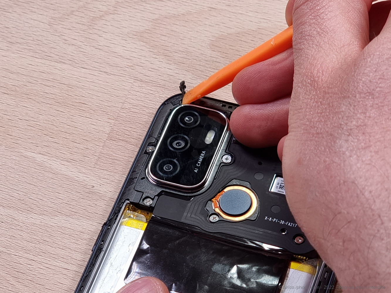 Changement du connecteur de charge sur A53S photo 1