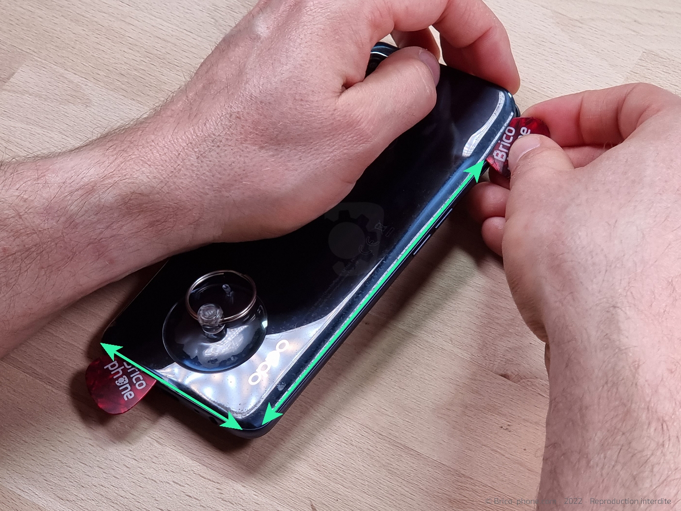 Changement du connecteur de charge sur A53S photo 3