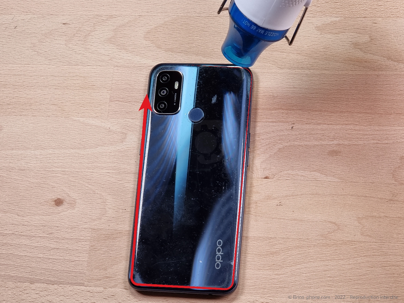 Changement du connecteur de charge sur A53S photo 2