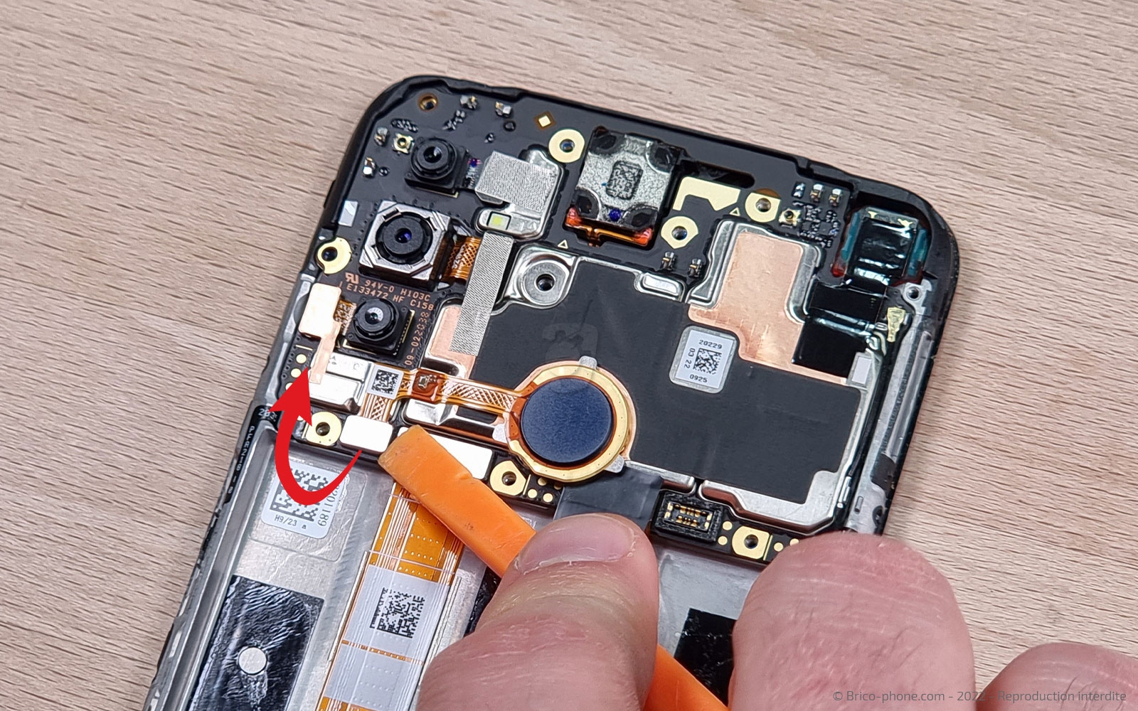 Démontage complet sur A53S photo 1