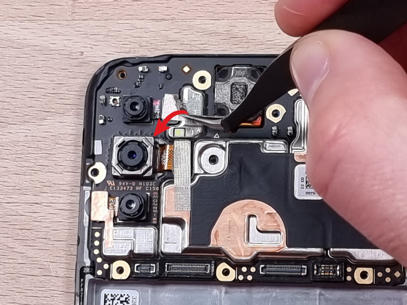 Démontage complet sur A53S photo 1