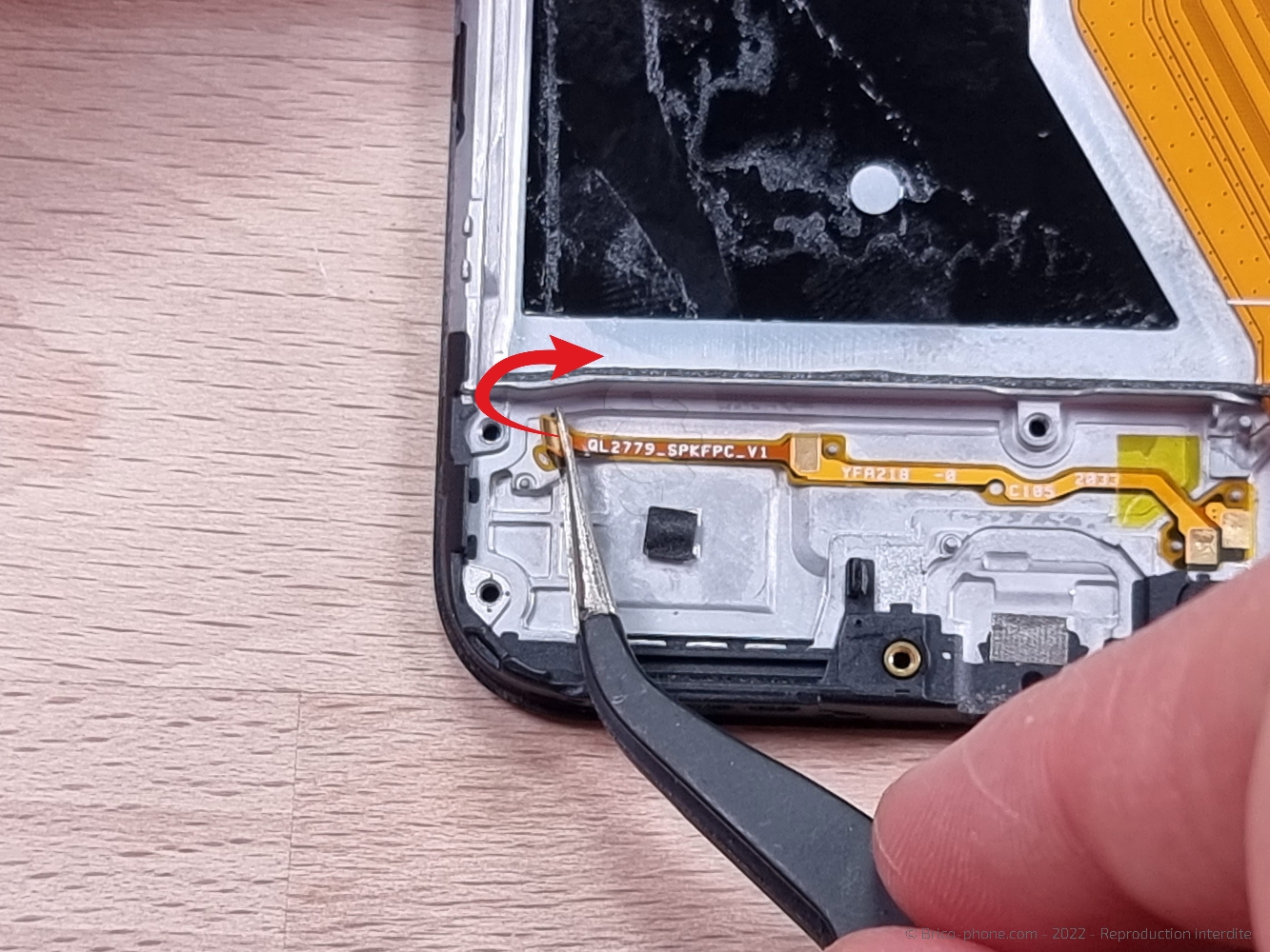 Démontage complet sur A53S photo 2