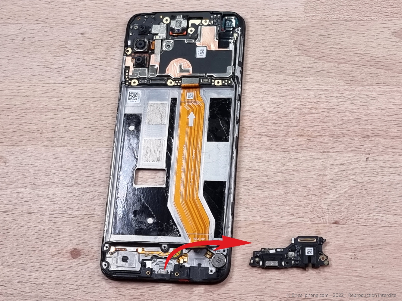 Démontage complet sur A53S photo 2