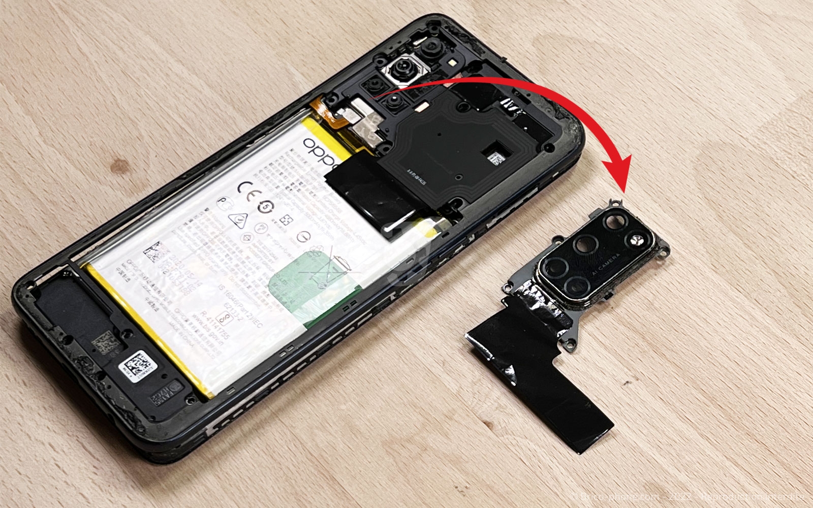 Changer l'écran du Oppo A72 4G sur A72 photo 3