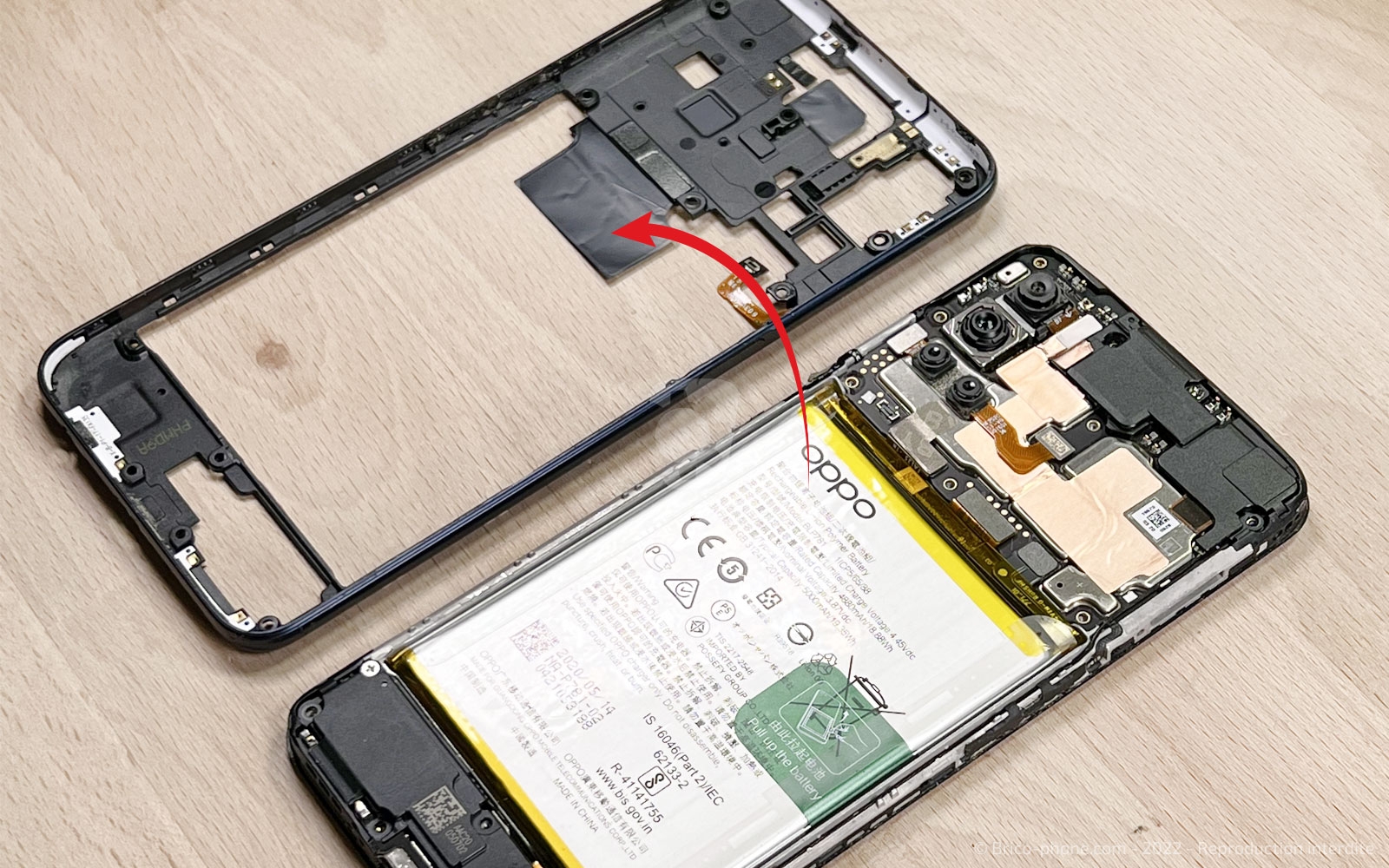 Changer l'écran du Oppo A72 4G sur A72 photo 2