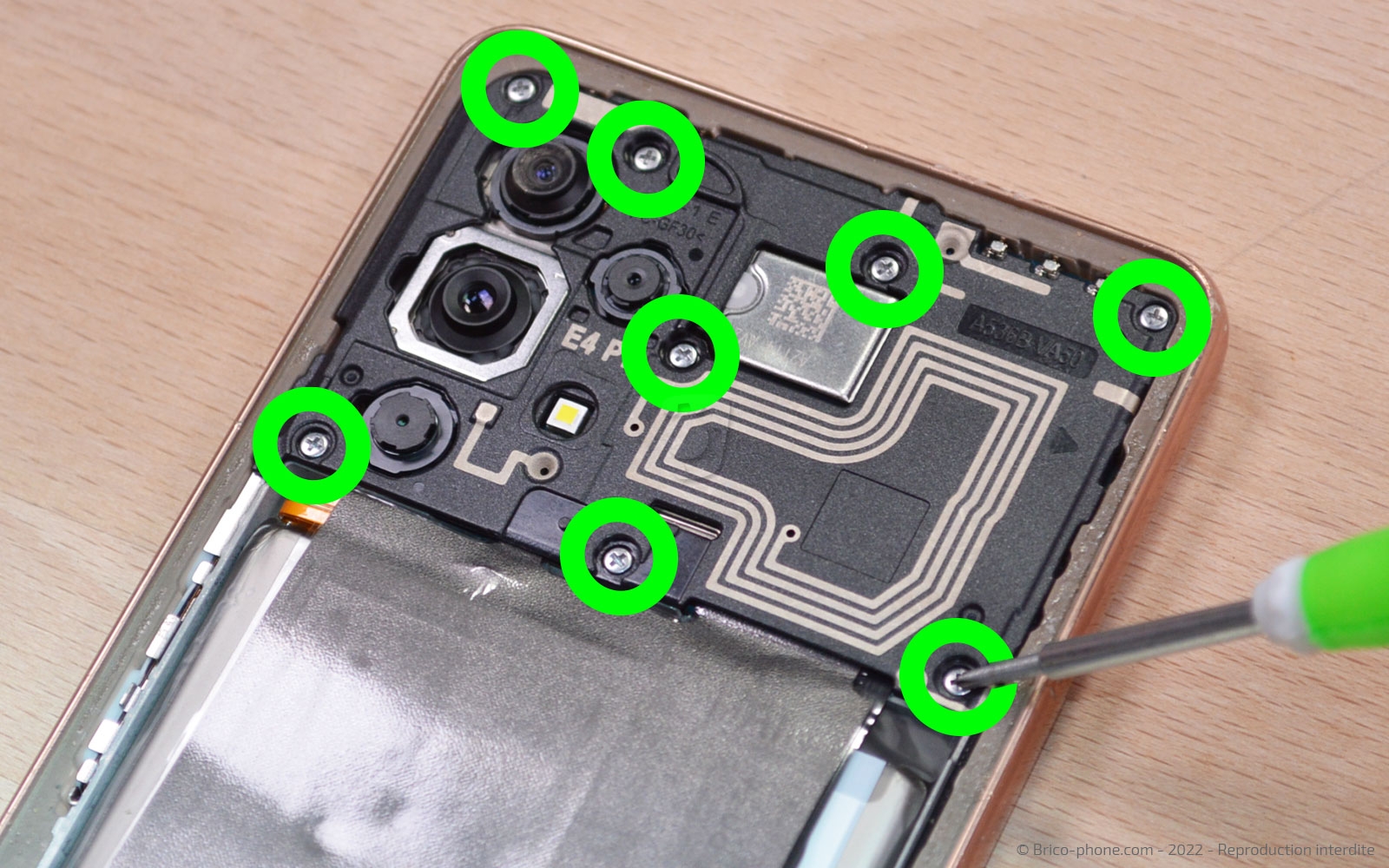 Guide de réparation sur Galaxy A53 5G photo 1