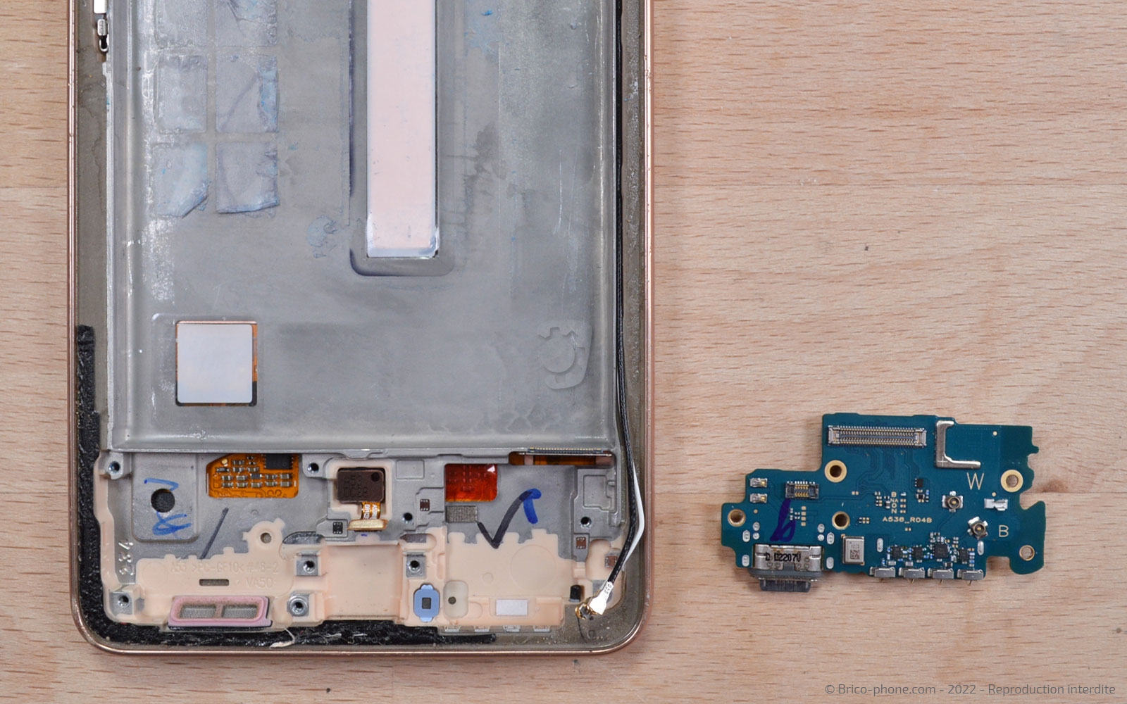 Guide de réparation sur Galaxy A53 5G photo 3