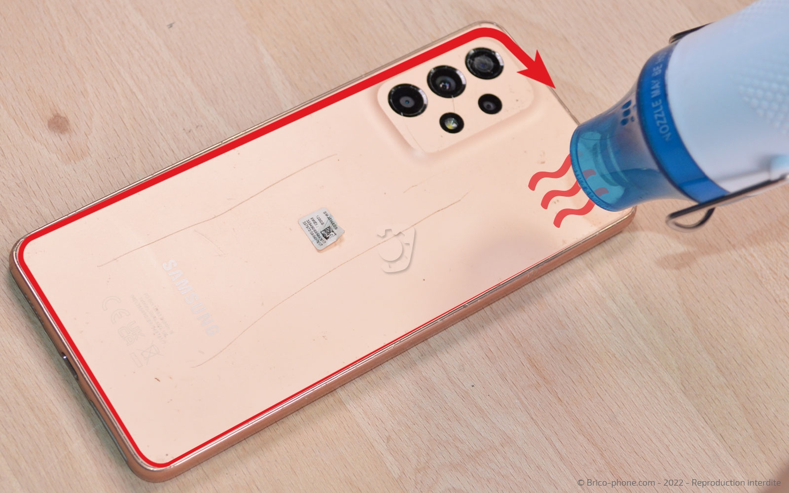 Comment changer la batterie sur Galaxy A53 5G photo 2