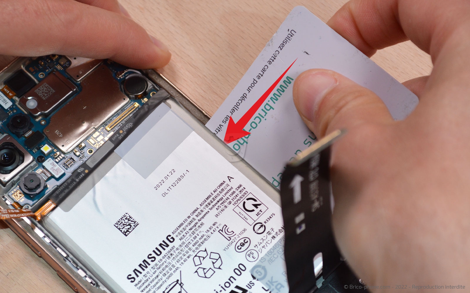 Comment changer le bloc écran sur Galaxy A53 5G photo 2