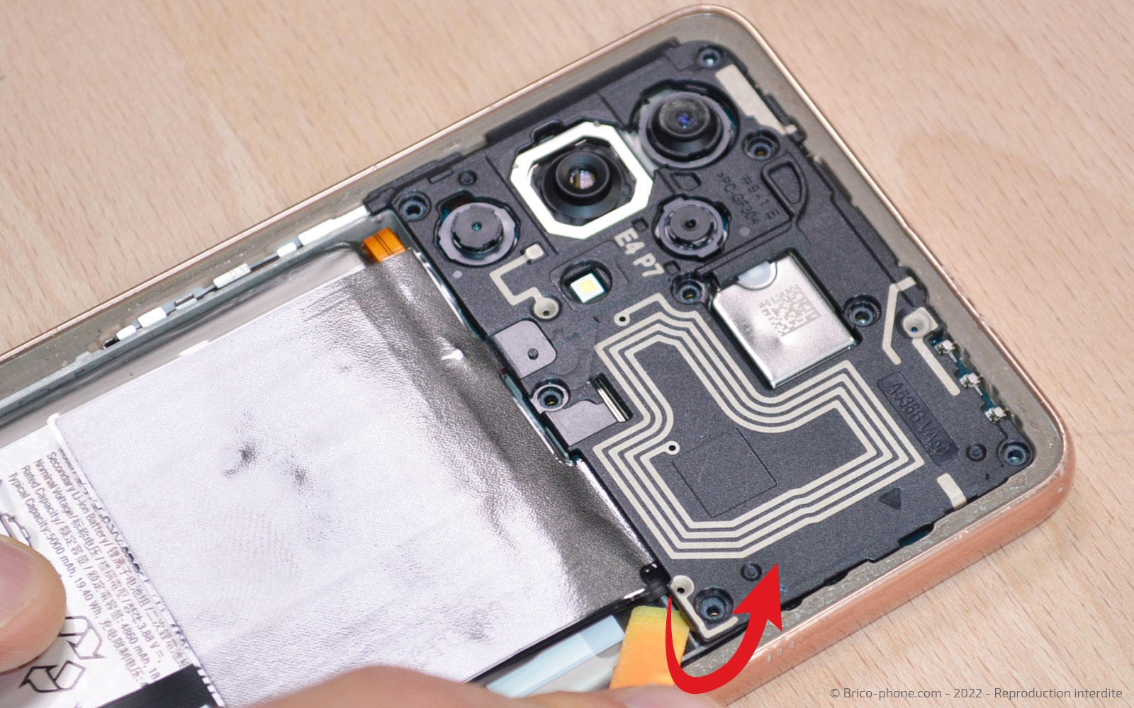 Comment changer le bloc écran sur Galaxy A53 5G photo 2