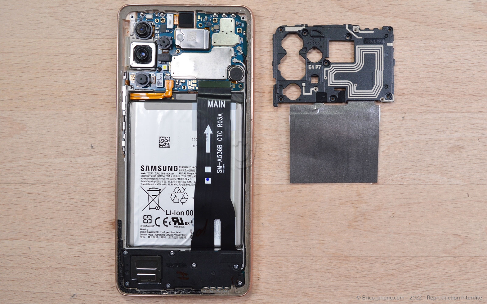 Comment changer le bloc écran sur Galaxy A53 5G photo 3