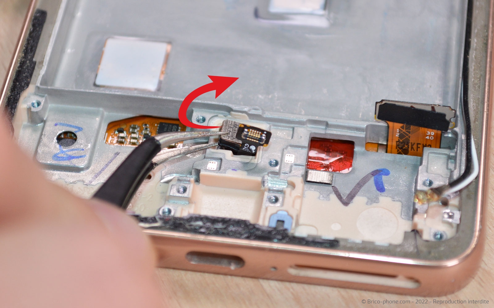 Comment changer le bloc écran sur Galaxy A53 5G photo 2