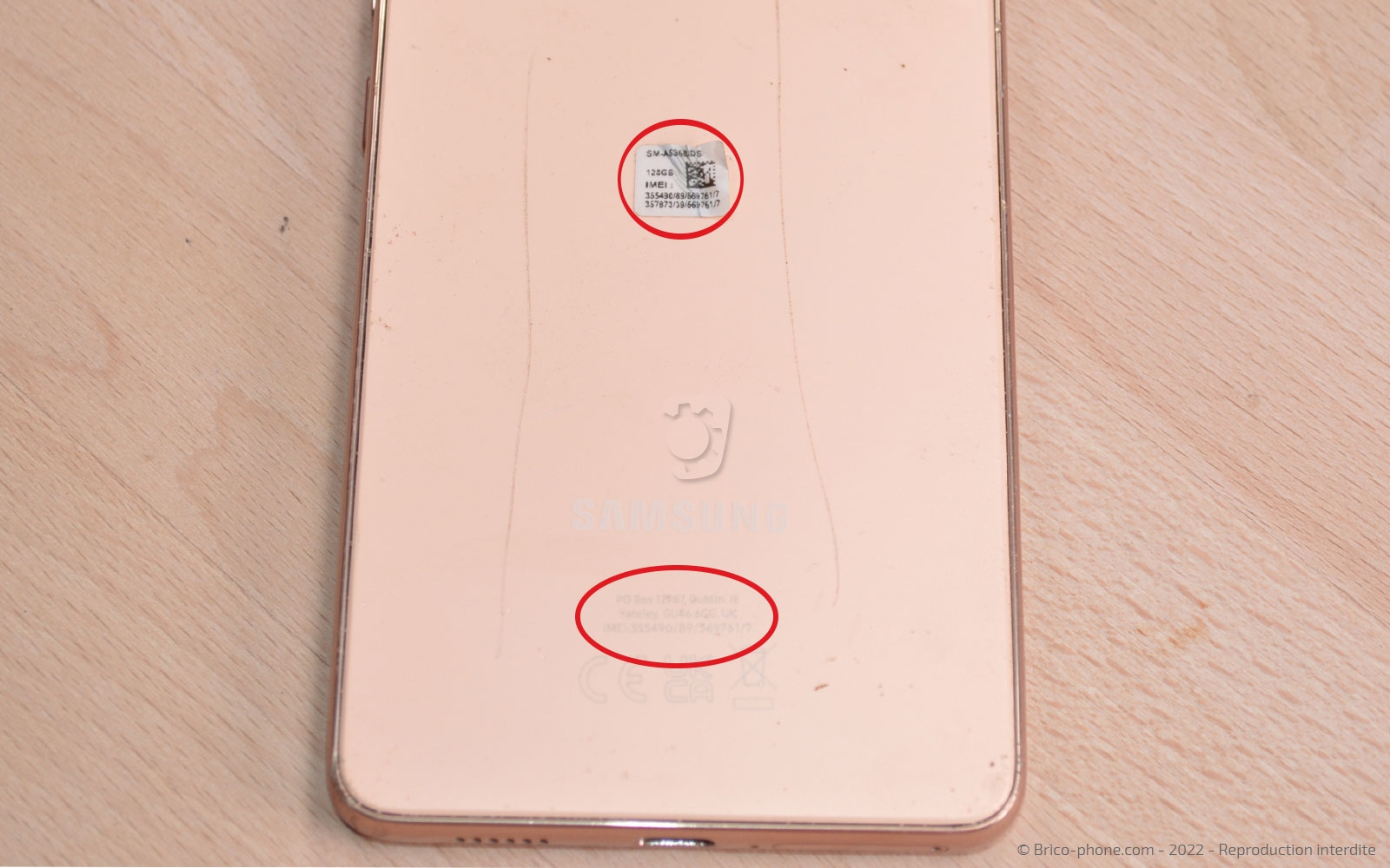 Comment changer la vitre arrière sur Galaxy A53 5G photo 1