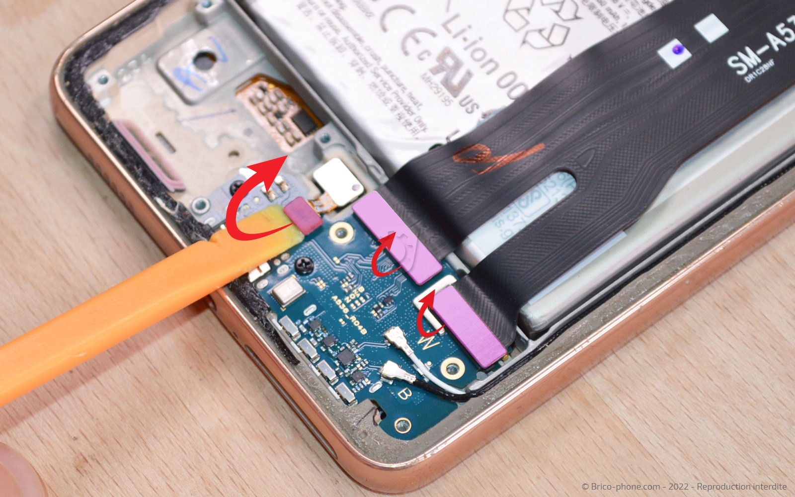 Comment changer le connecteur de charge sur Galaxy A53 5G photo 1