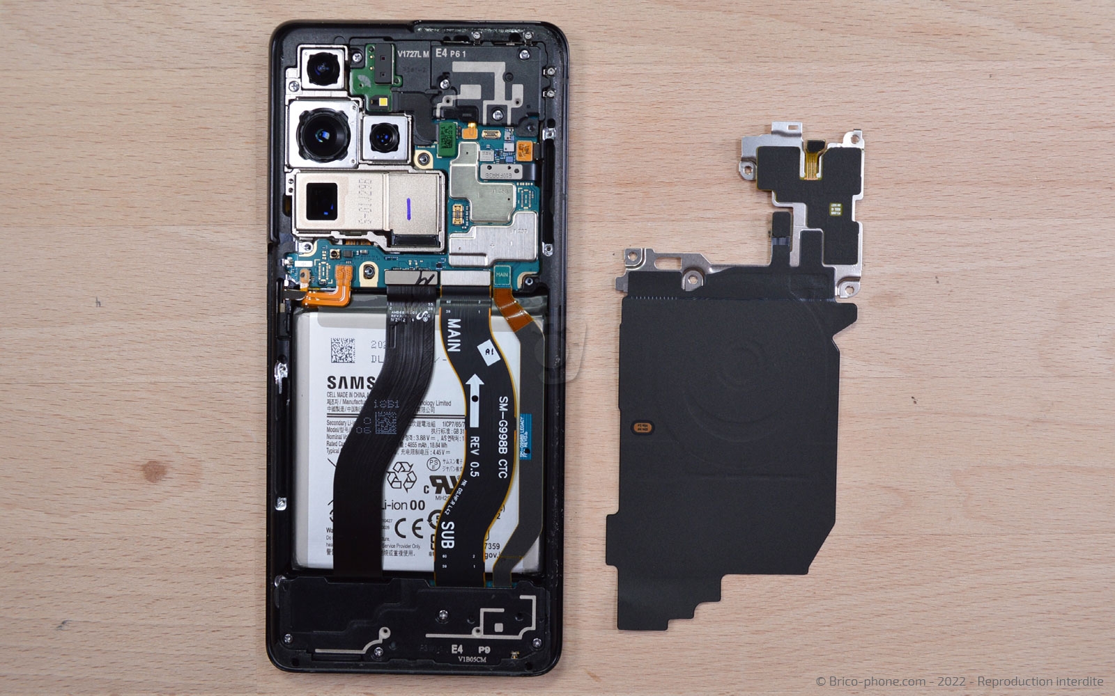 Comment changer la batterie sur Galaxy S21 Ultra photo 4