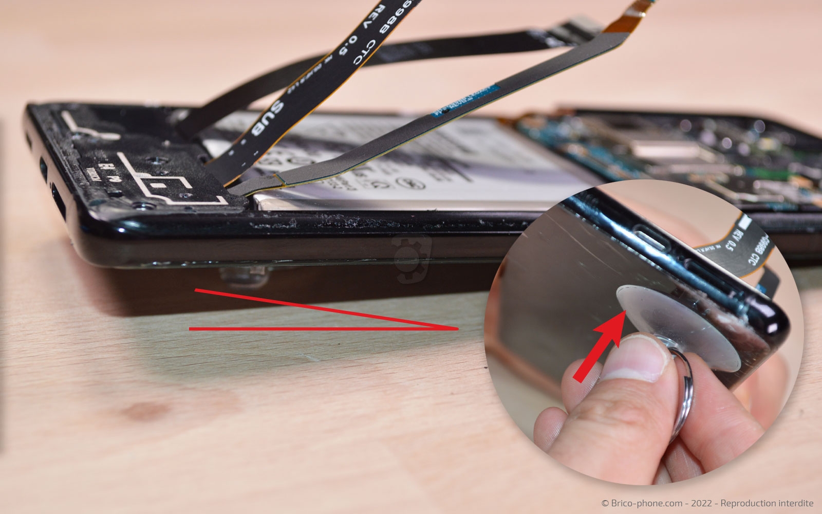 Comment changer le bloc écran sur Galaxy S21 Ultra photo 4