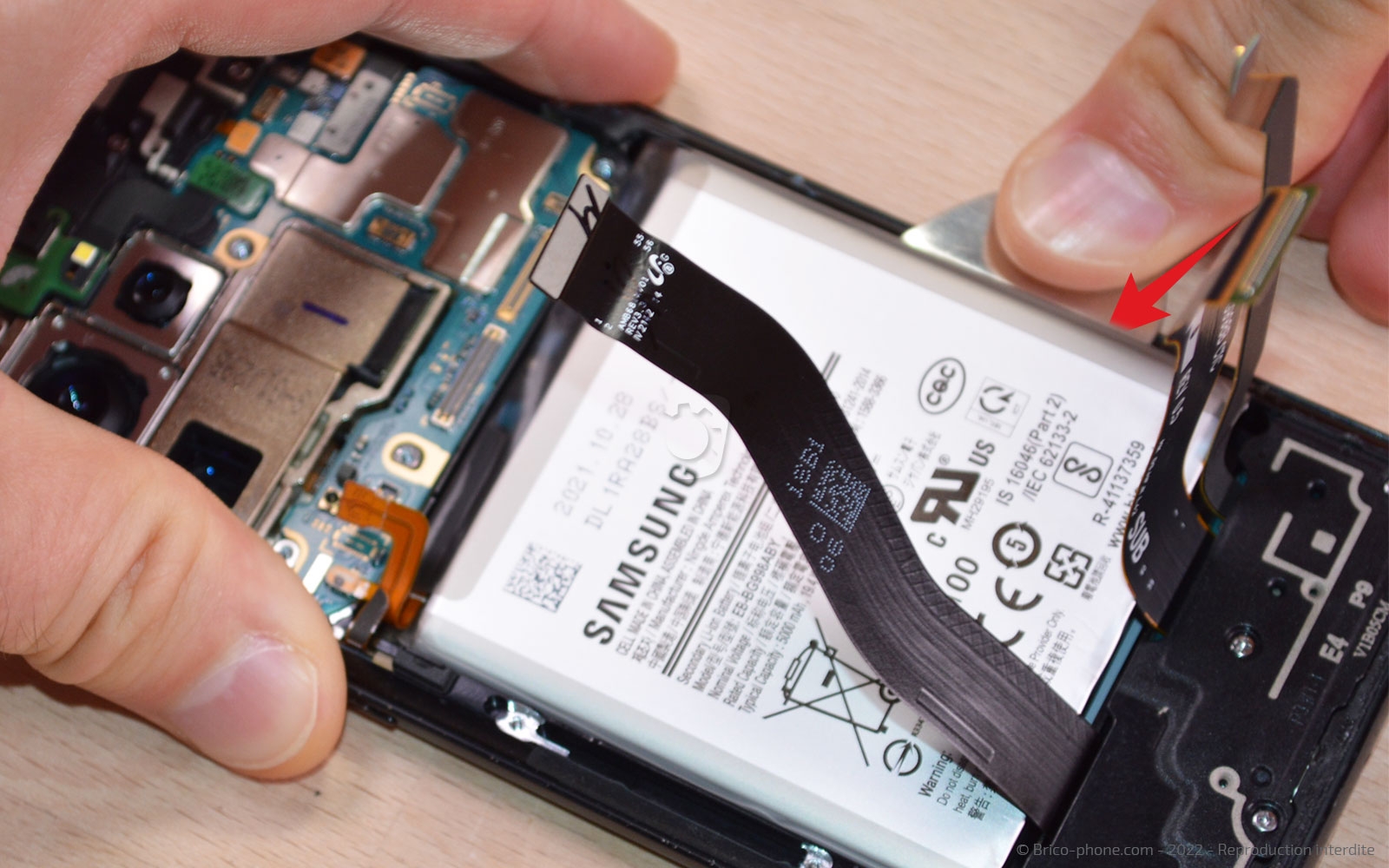 Comment changer le bloc écran sur Galaxy S21 Ultra photo 1