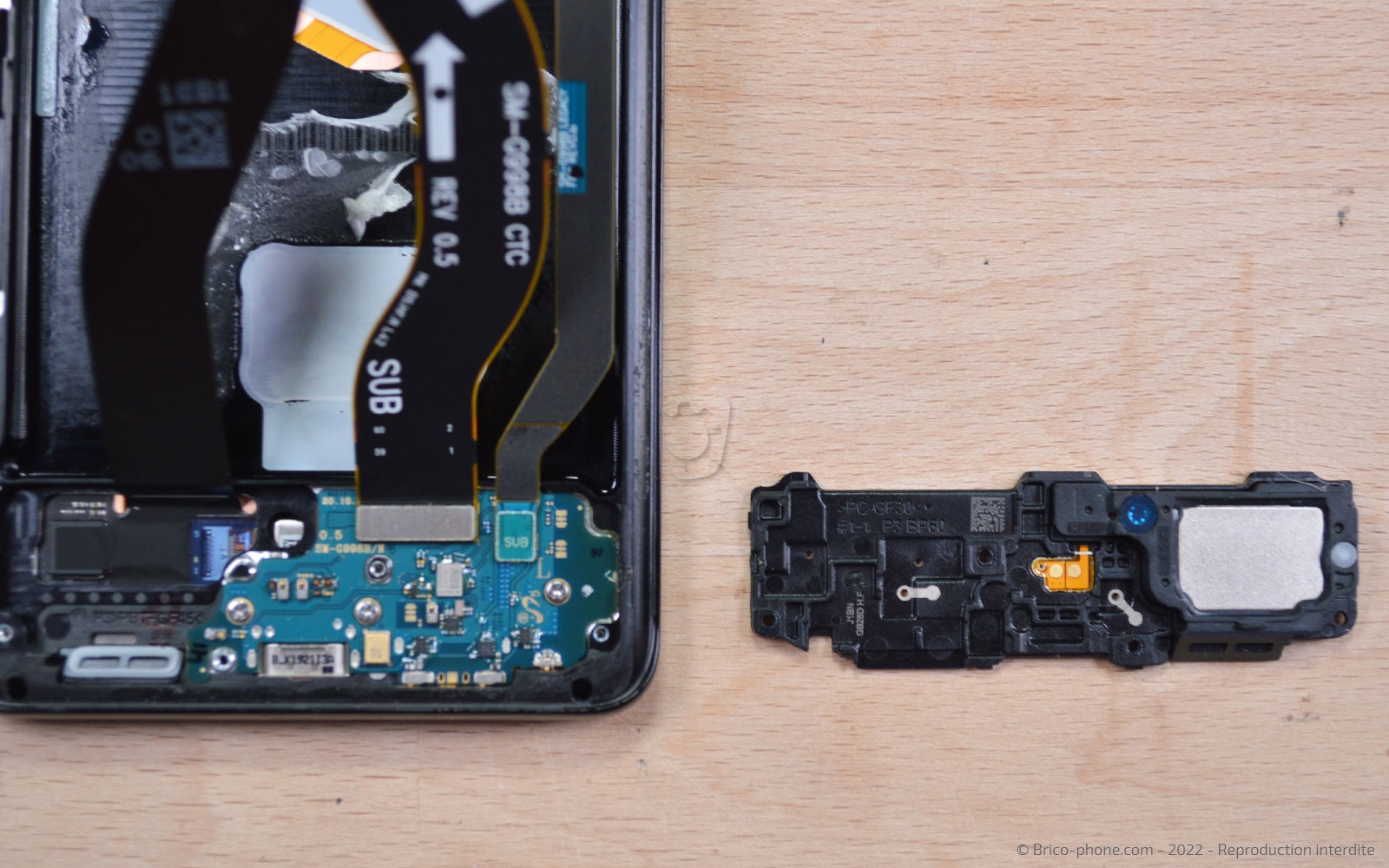 Comment changer le bloc écran sur Galaxy S21 Ultra photo 3